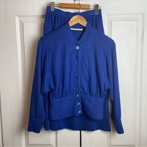 Angora Blend Co-ord Skirt Set
